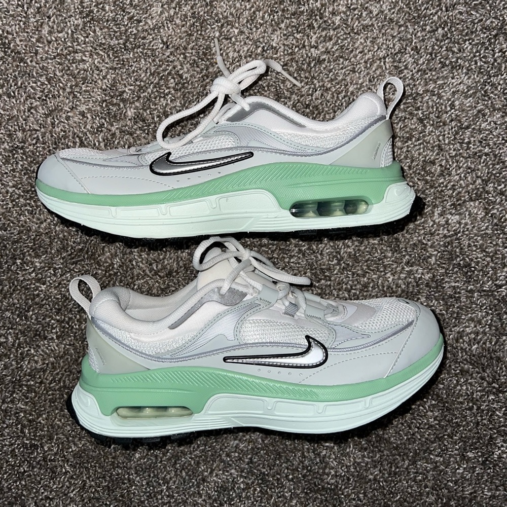 Nike Air Max Bliss White Silver Sage (Women's) size 8